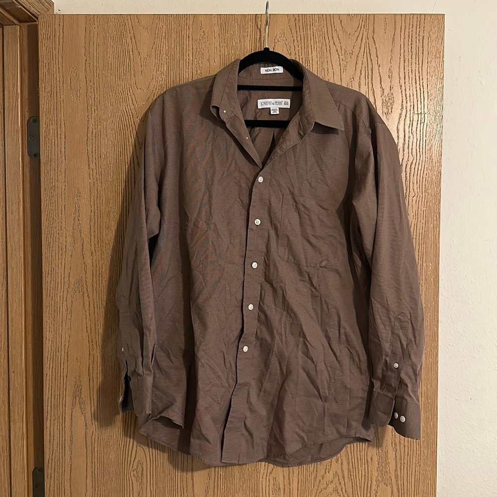 Brown Button Down Shirt